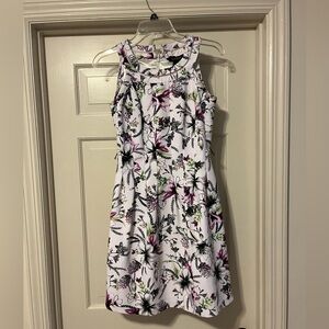 White House Black market flower design dress size 00
